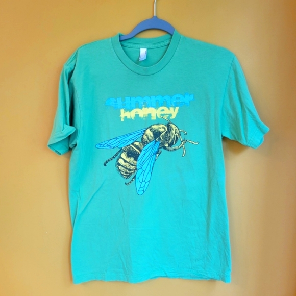 American Apparel Tops - Indigo Girls Summer Honey Bee Tee Sz unisex M